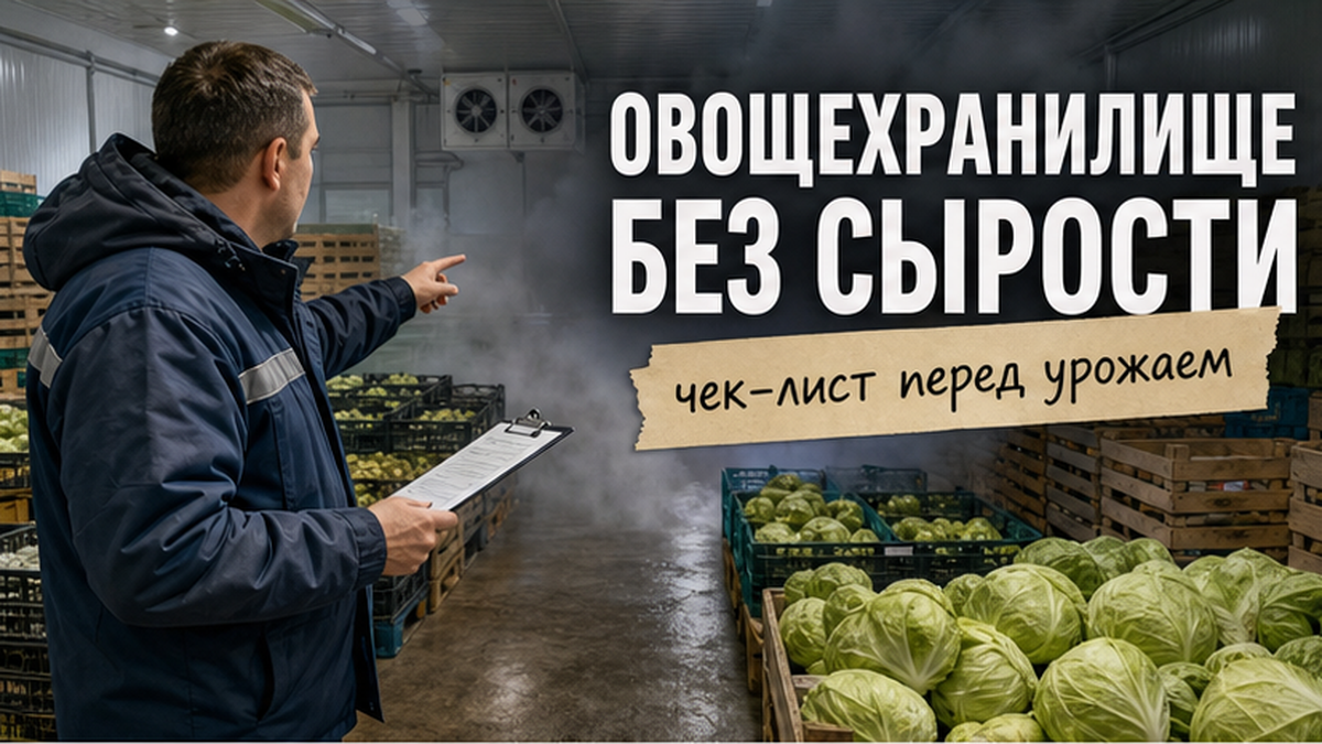 Как подготовить овощехранилище к дезинфекции Сидарином: чек-лист перед закладкой урожая