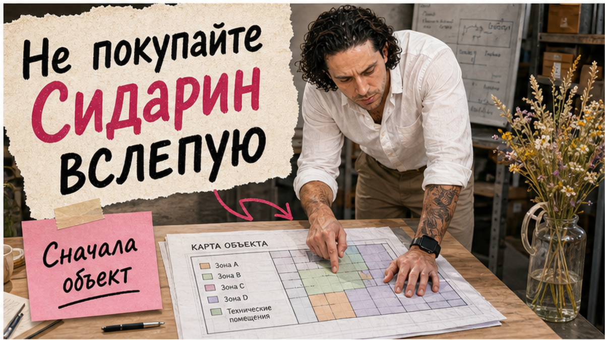 Владелец объекта сверяет зоны обработки и документы перед выбором Сидарина